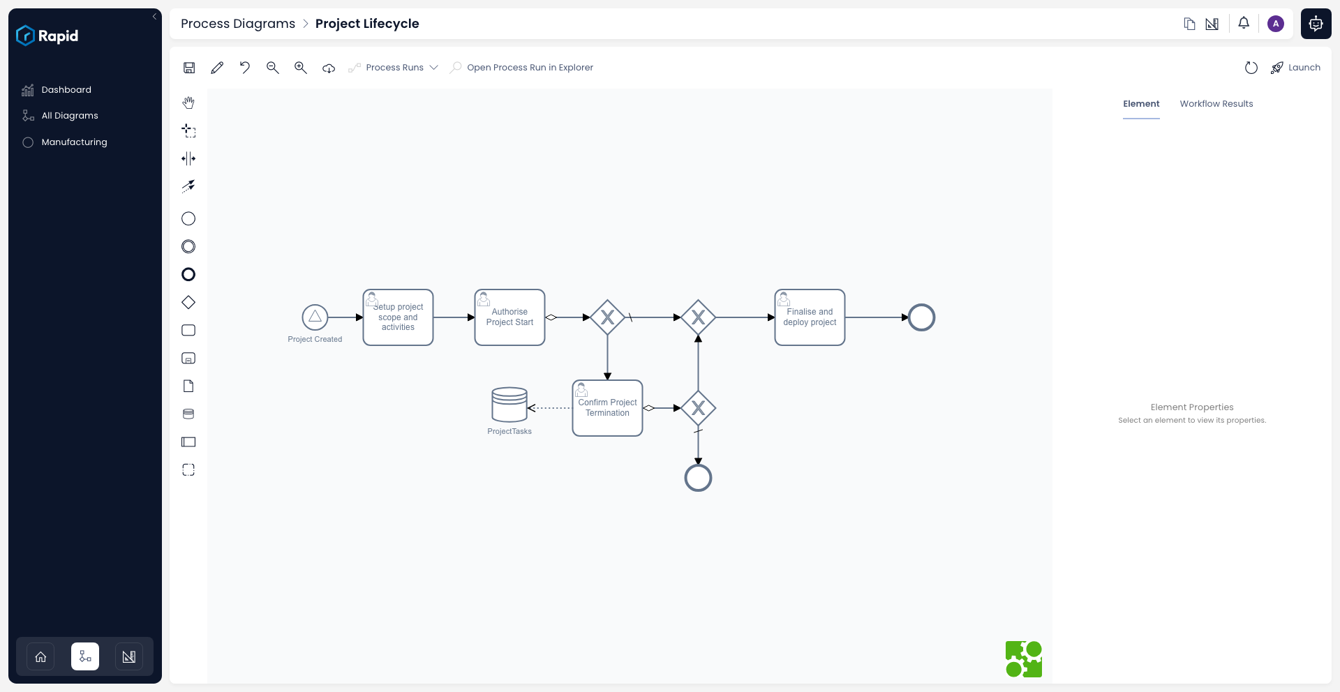 screenshot of Rapid Platform